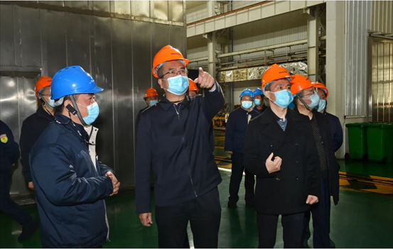 【陕鼓集团】西安市委常委、市委统战部部长杨广亭深入陕鼓实地调研指导疫情防控及复工复产事情
